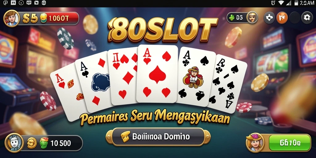 Tampilan gameplay Domino yang menarik dan interaktif.