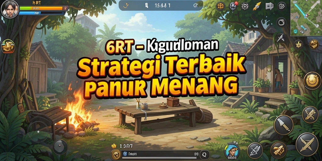 Screenshot menunjukkan pertempuran strategis dalam 6RT dengan visual menawan.