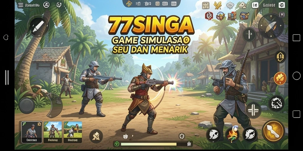 Gameplay <strong>77SINGA</strong> menyerupai simulasi manajemen bisnis yang seru.