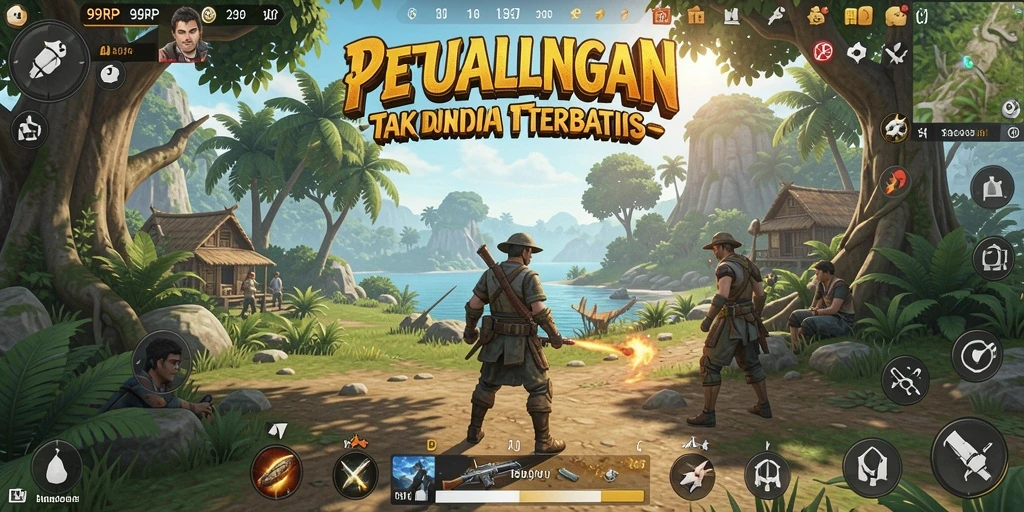 Gameplay 99RP yang menakjubkan dalam dunia terbuka yang luas.
