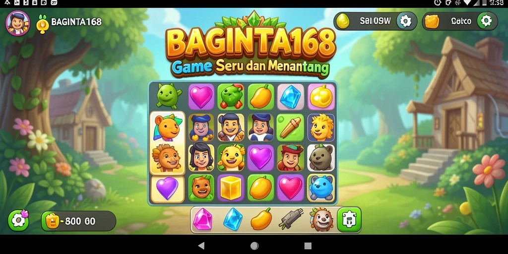 Tampilan gameplay seru dan menarik dari BAGINTA168.