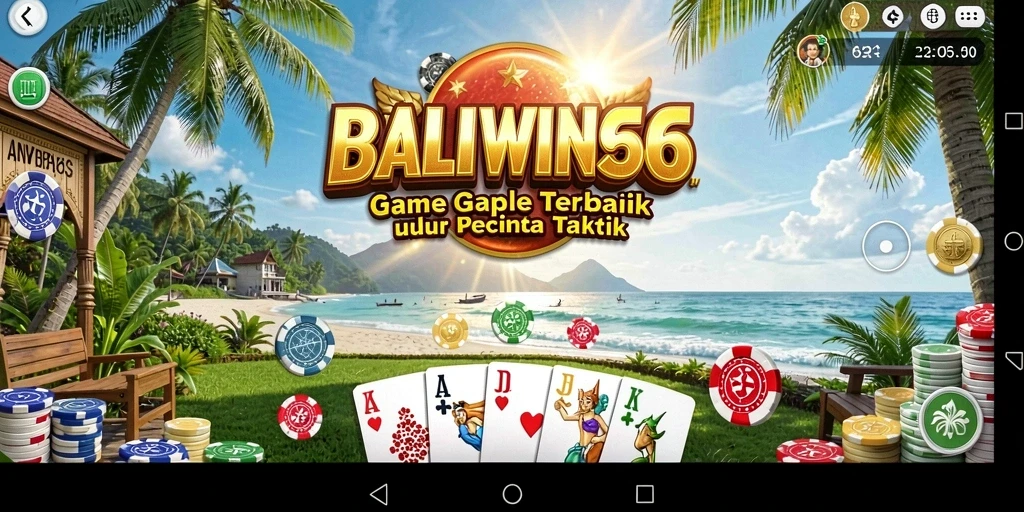 Tampilan gameplay seru dan menarik dari BALIWIN66, permainan Gaple terbaik.