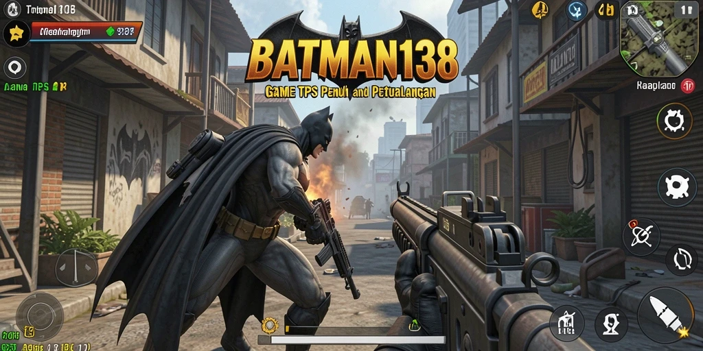 Tampilan gameplay mendebarkan dari BATMAN138 dengan aksi TPS yang intens.