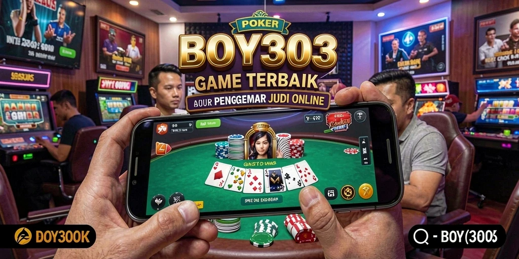 Tampilan gameplay poker di BOY303 yang seru dan menyenangkan.