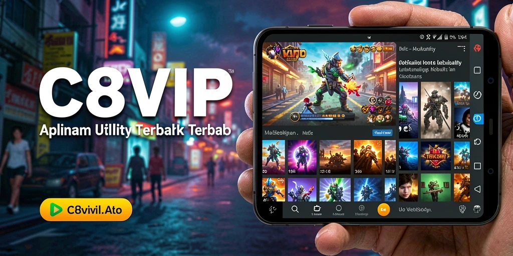 Tampilan antarmuka C8VIP yang memudahkan penggunaan aplikasi Utility.