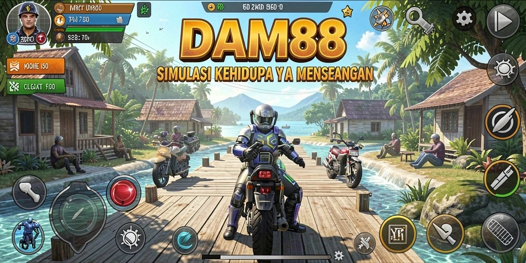 Tampilan permainan DAM88 yang menarik dan penuh interaksi.