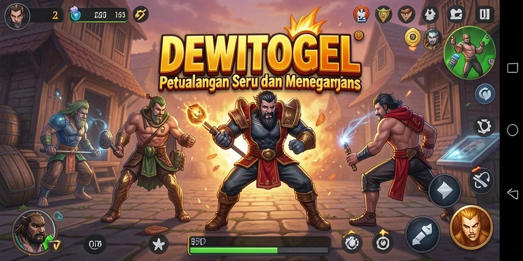 Tampilan gameplay menarik dari DEWITOGEL saat menjelajahi petualangan.