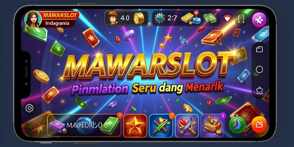 Gameplay menarik dan seru dalam MAWARSLOT