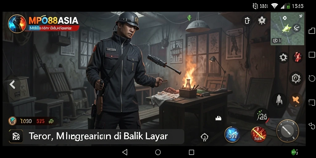 Tampilan menegangkan dari gameplay MPO88ASIA yang memikat dan menyeramkan.