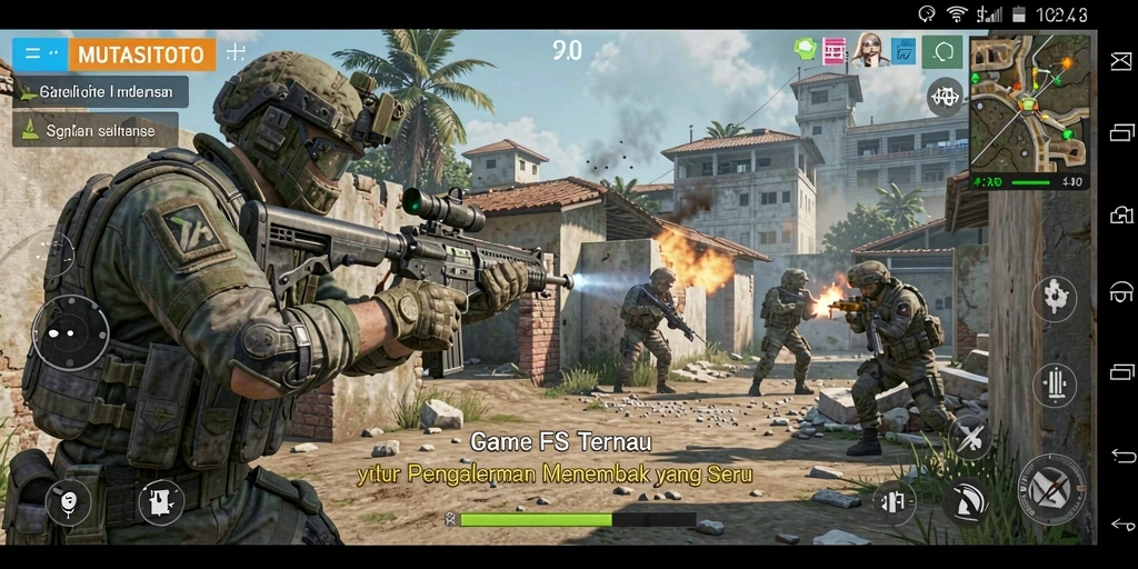 Screenshot gameplay menampilkan aksi seru di MUTASITOTO.