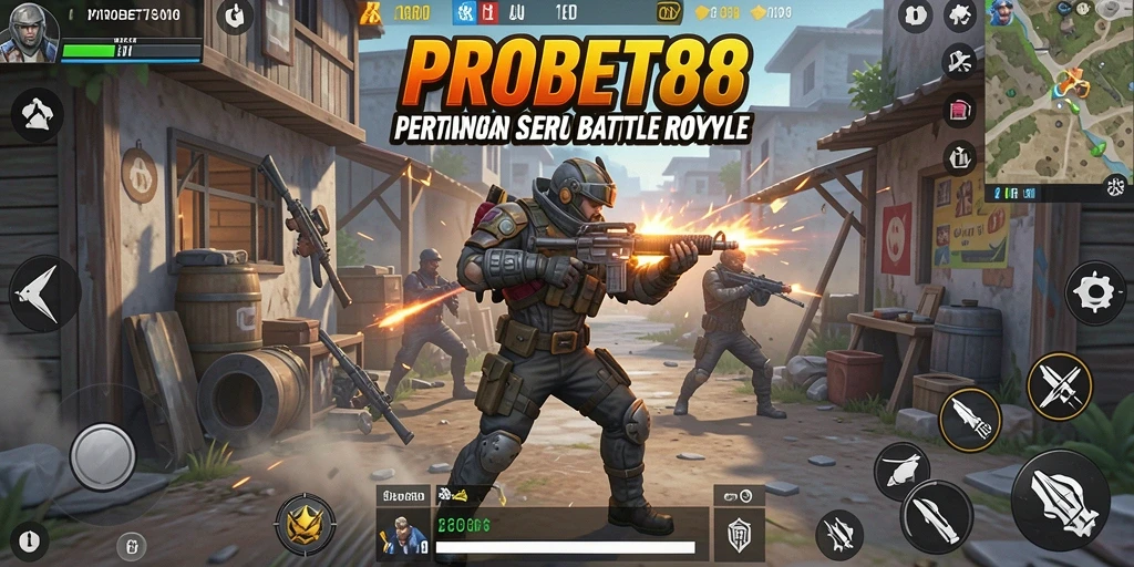 Gameplay Battle Royale yang mendebarkan dalam PROBET88.