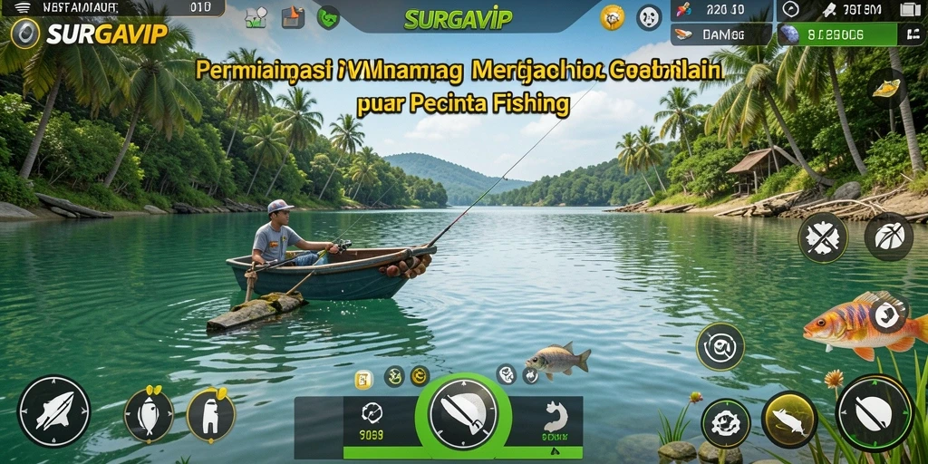 Tangkapan besar dalam gameplay SURGAVIP yang seru.
