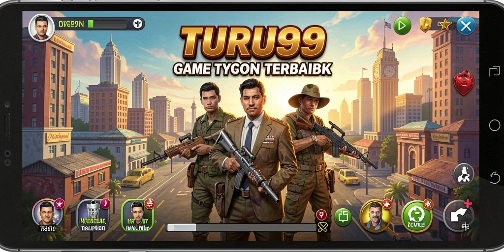 Tampilan gameplay Tycoon yang seru dan interaktif di TURU99.