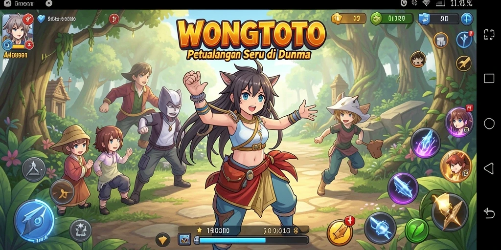 Tampilan gameplay WONGTOTO yang epik dan menarik.